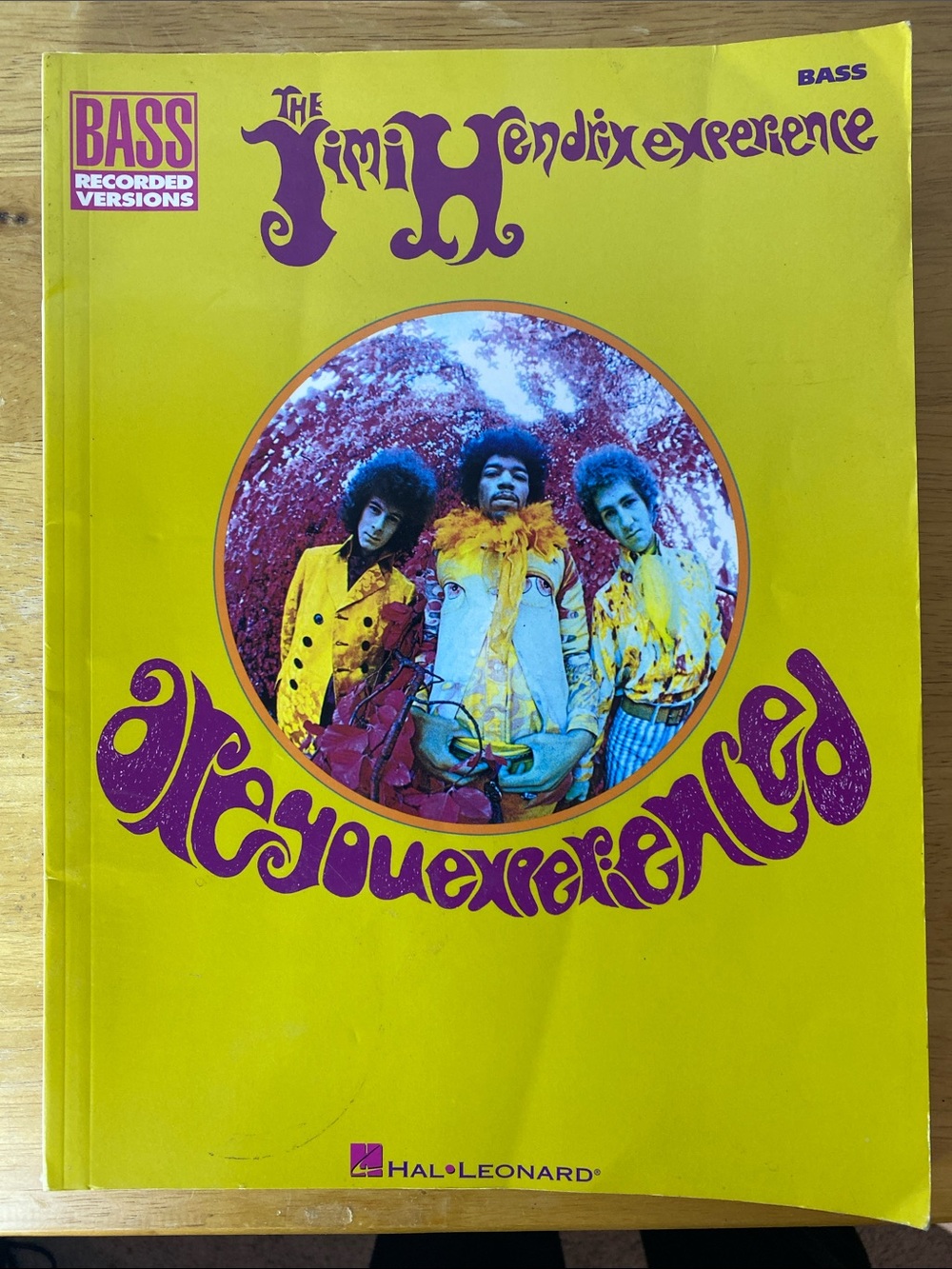 Jimi Hendrix Experience Bass Song Book Music Vintage